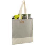 Split Recycled 5oz Cotton Twill Convention Tote 127