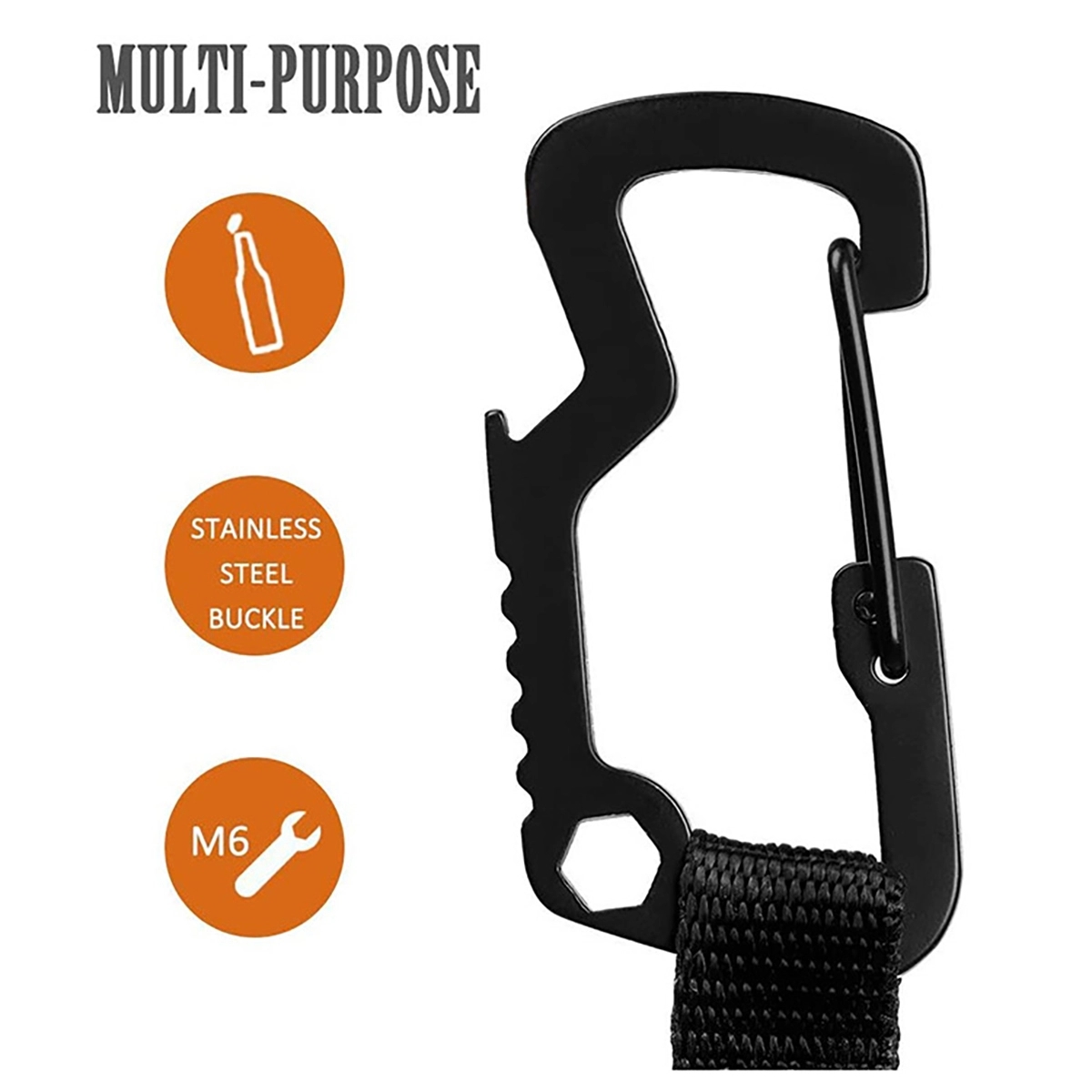 Key Chains With Carabiner Wire Rope Bottle Opener 2