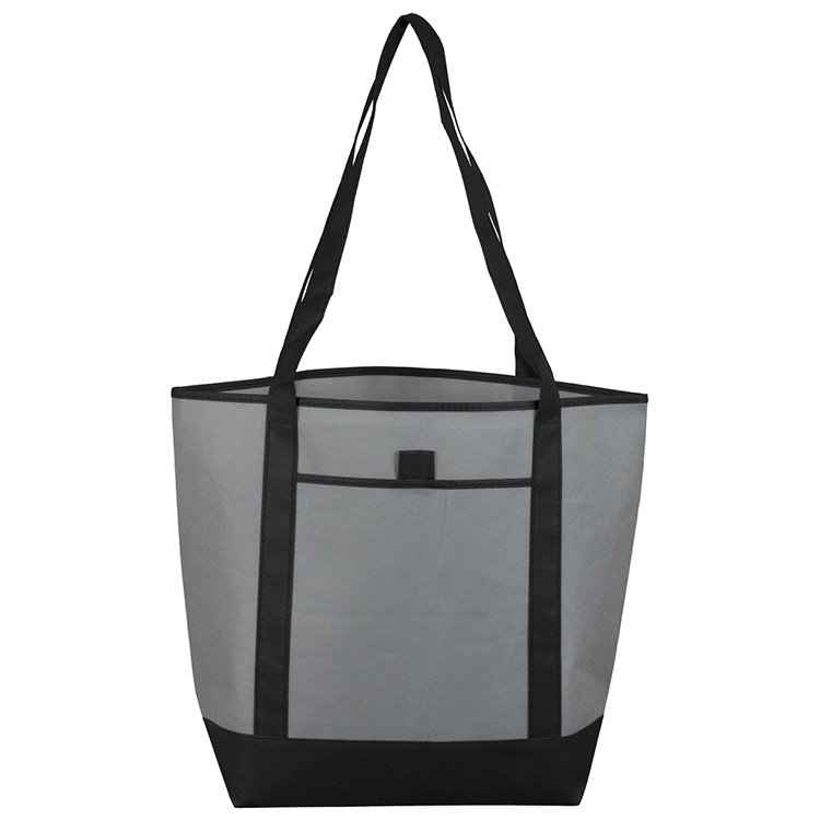 17-1/2"W x 13-1/2"H x 6"Gusset - "The CITY" Convention, Corporate, Travel and Beach Tote Bag 3