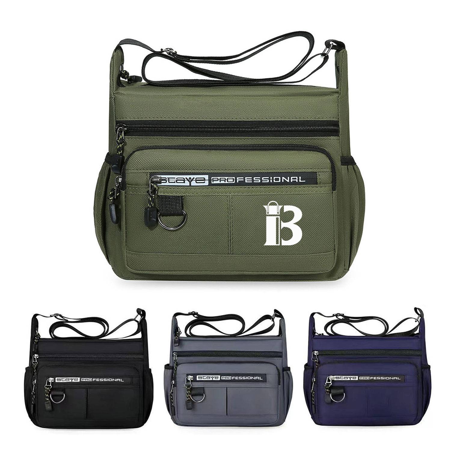 Men's Large Capacity Multi-layer Chest Bag W/ Side Pocket 2