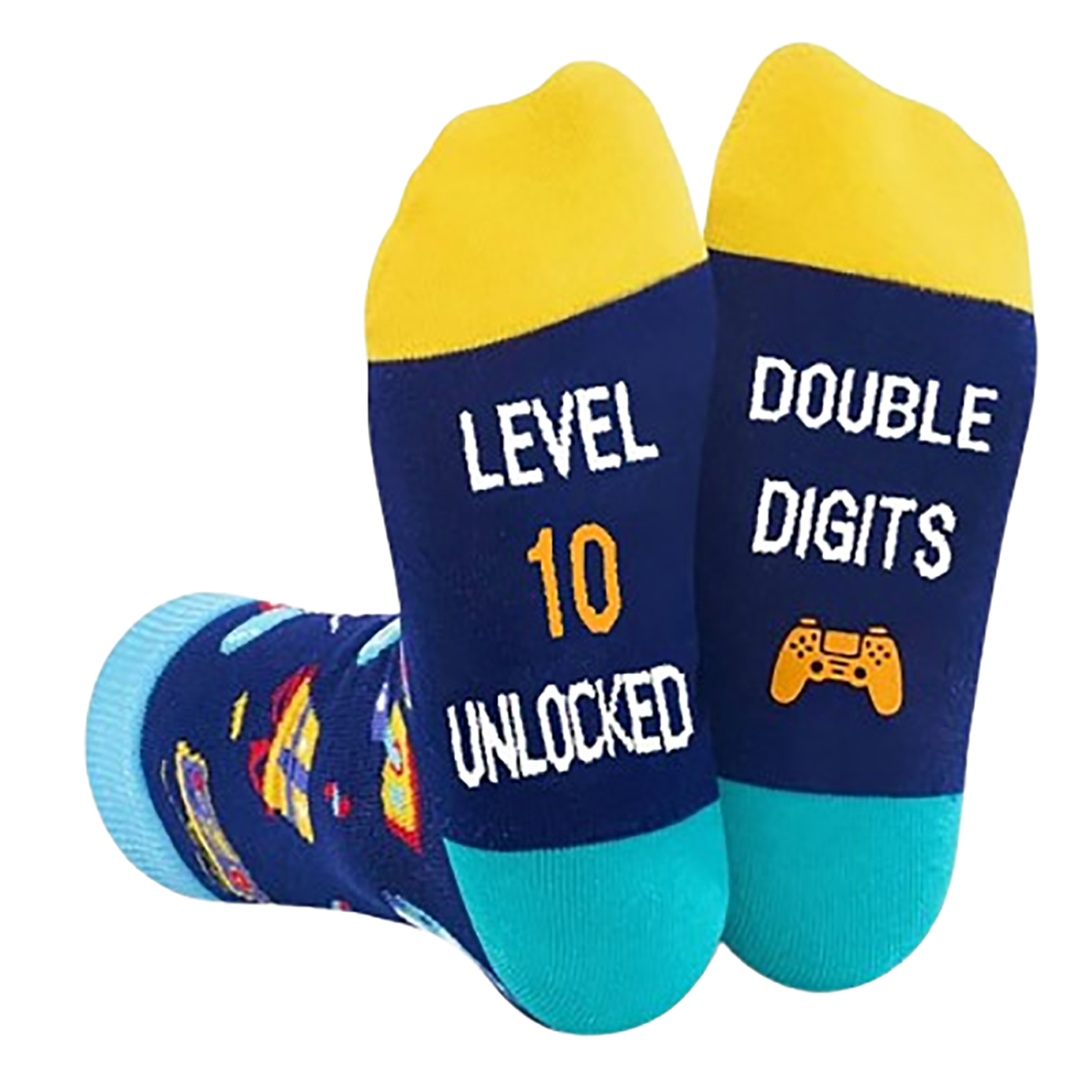 Alphabet Mid-Calf Cotton Socks 12