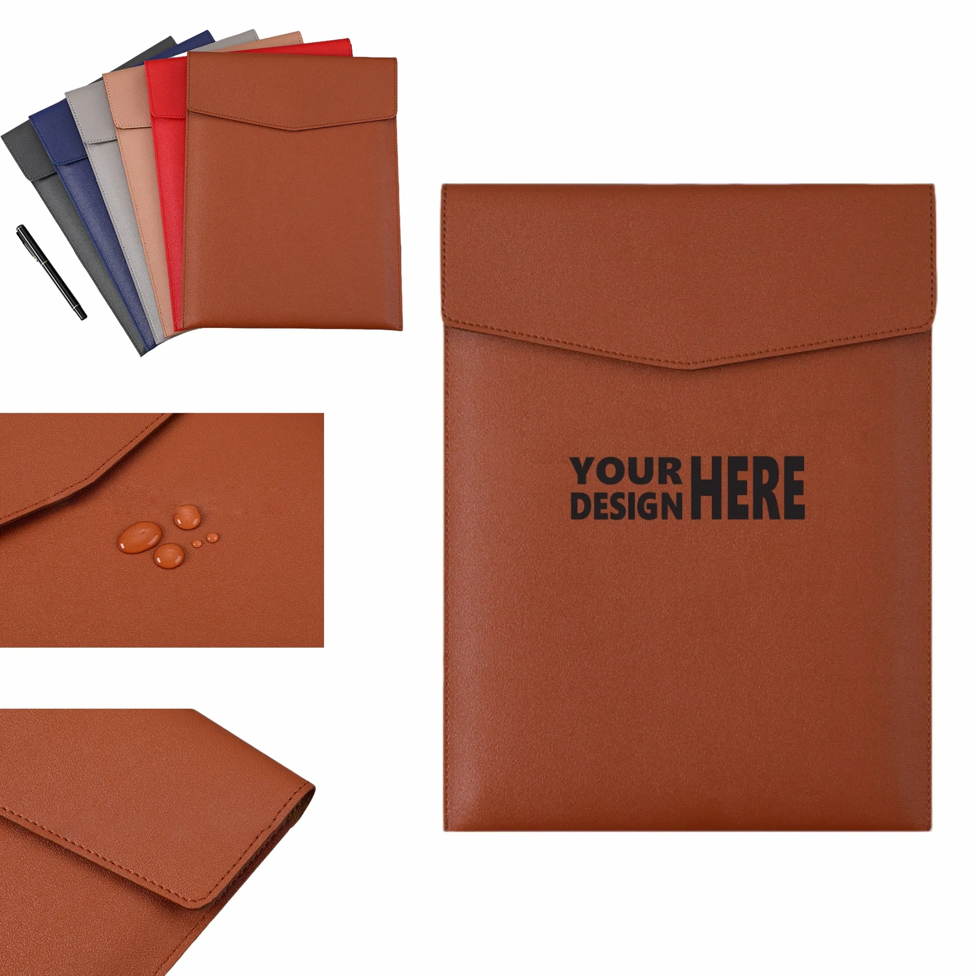 A4 Leather Document Bag