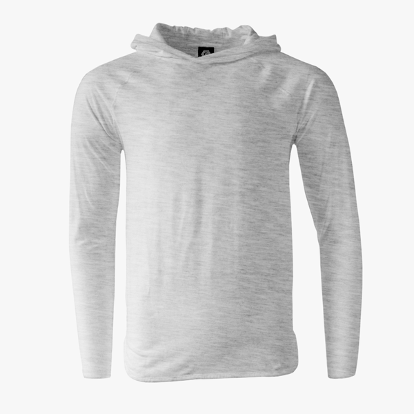 #H212 / Varsity Lightweight Droptail Long Sleeve Hoodie (Unisex) 5