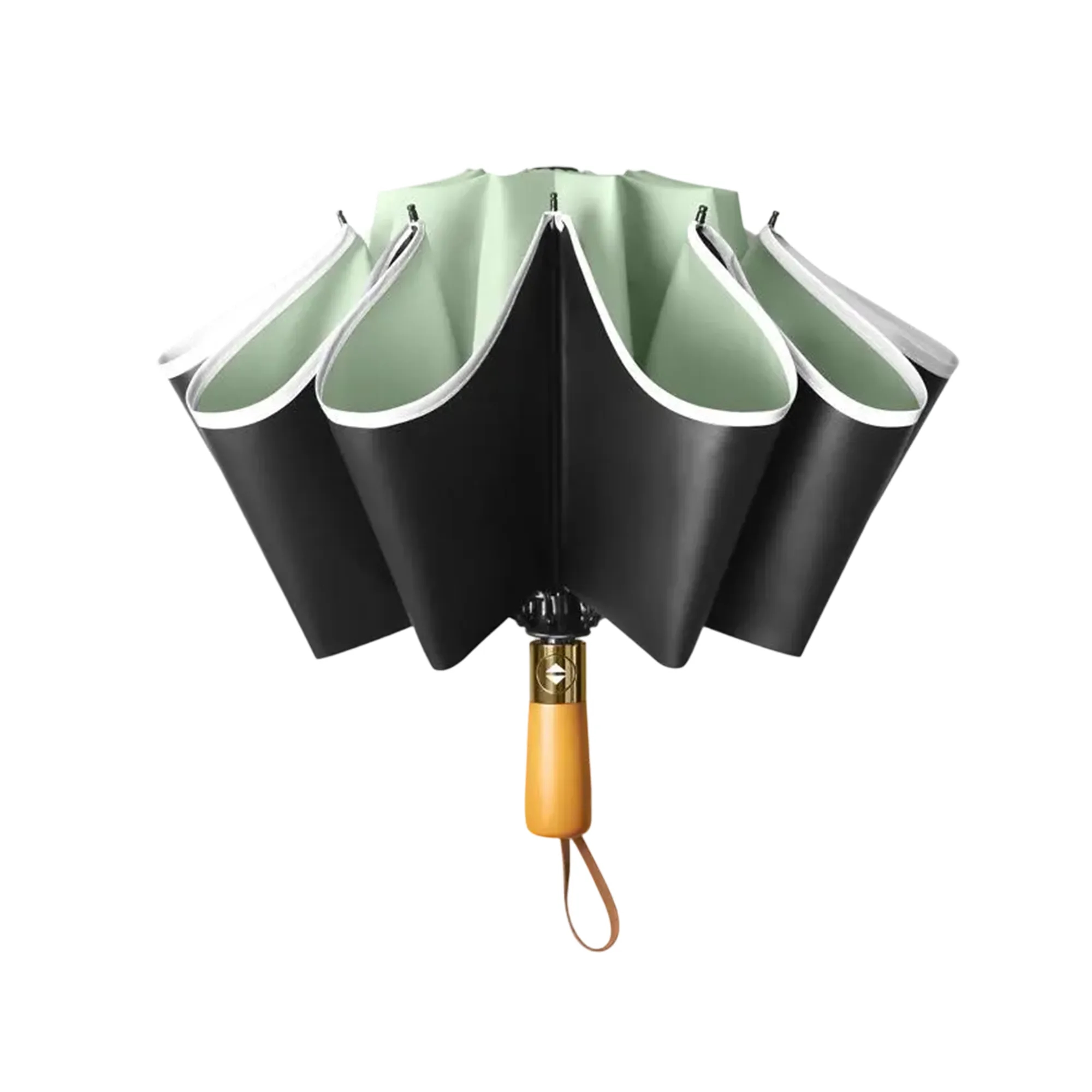 Durable Folding Umbrella with Water Repellent Fabric 11