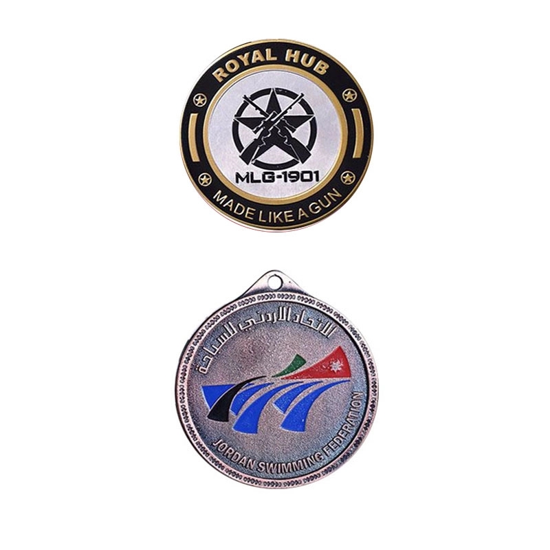 Round Shape Custom Embossed Aluminum Plate 2