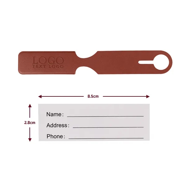 Premium Vegan Leather Luggage Tag 27