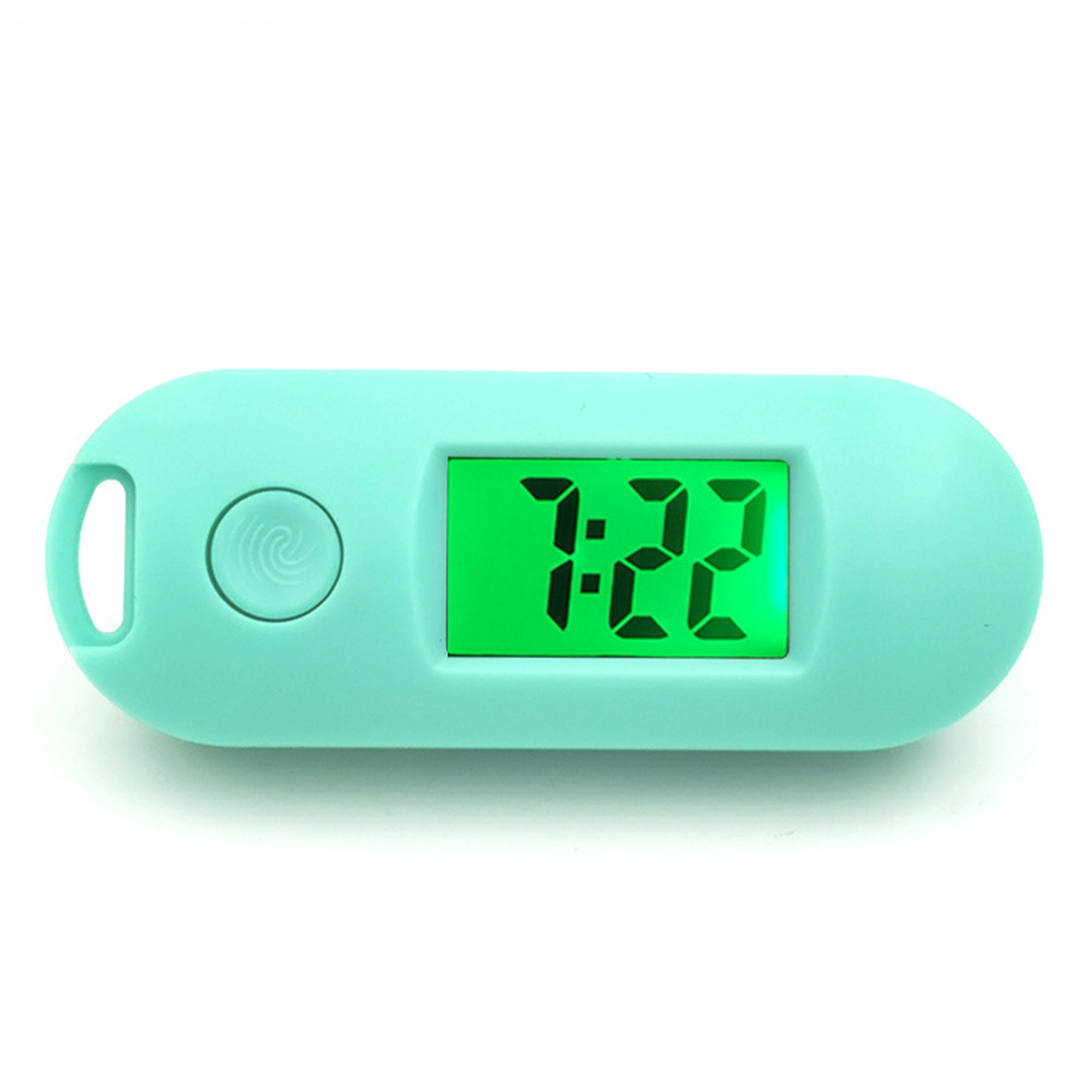 Portable Capsule Digital Keychain Clock 1