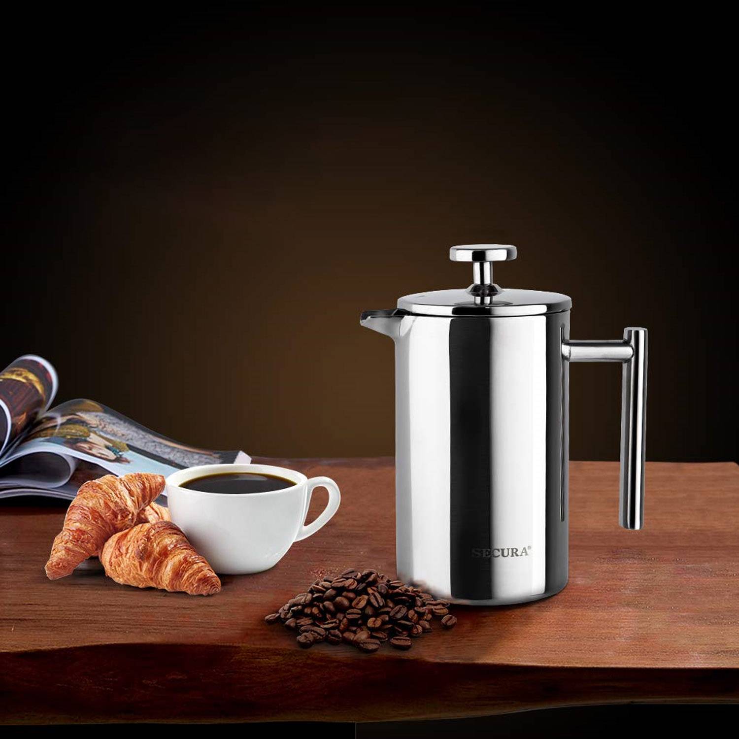 Stainless Steel Pour-Over Coffee Maker 5