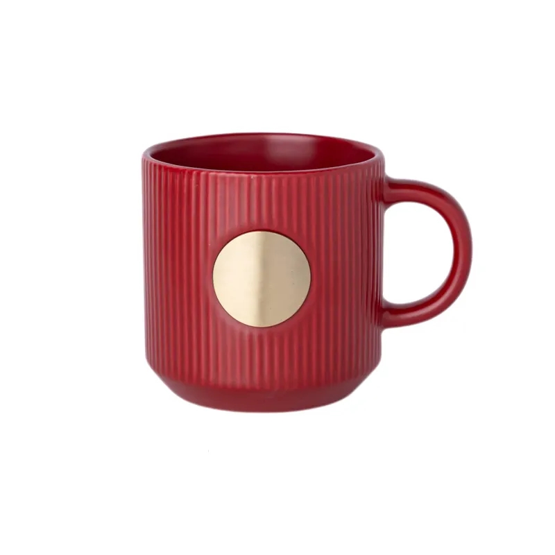 Customized Mugs With Relief Printing On Copper Plates 4