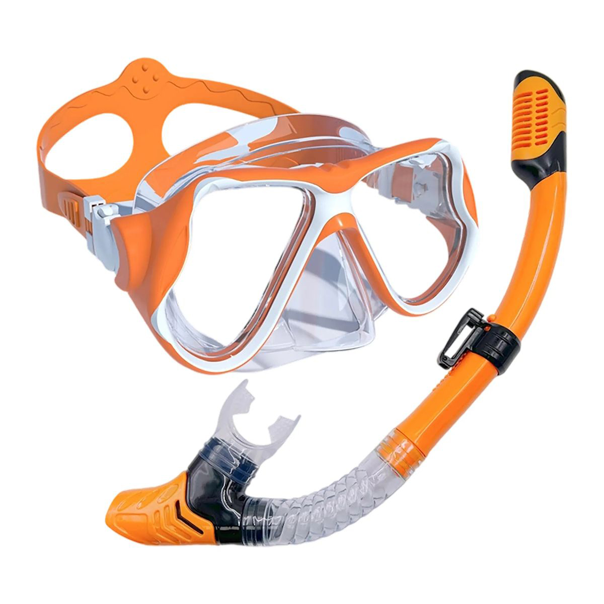 Lightweight Plastic Snorkel Set for Underwater Adventure 15