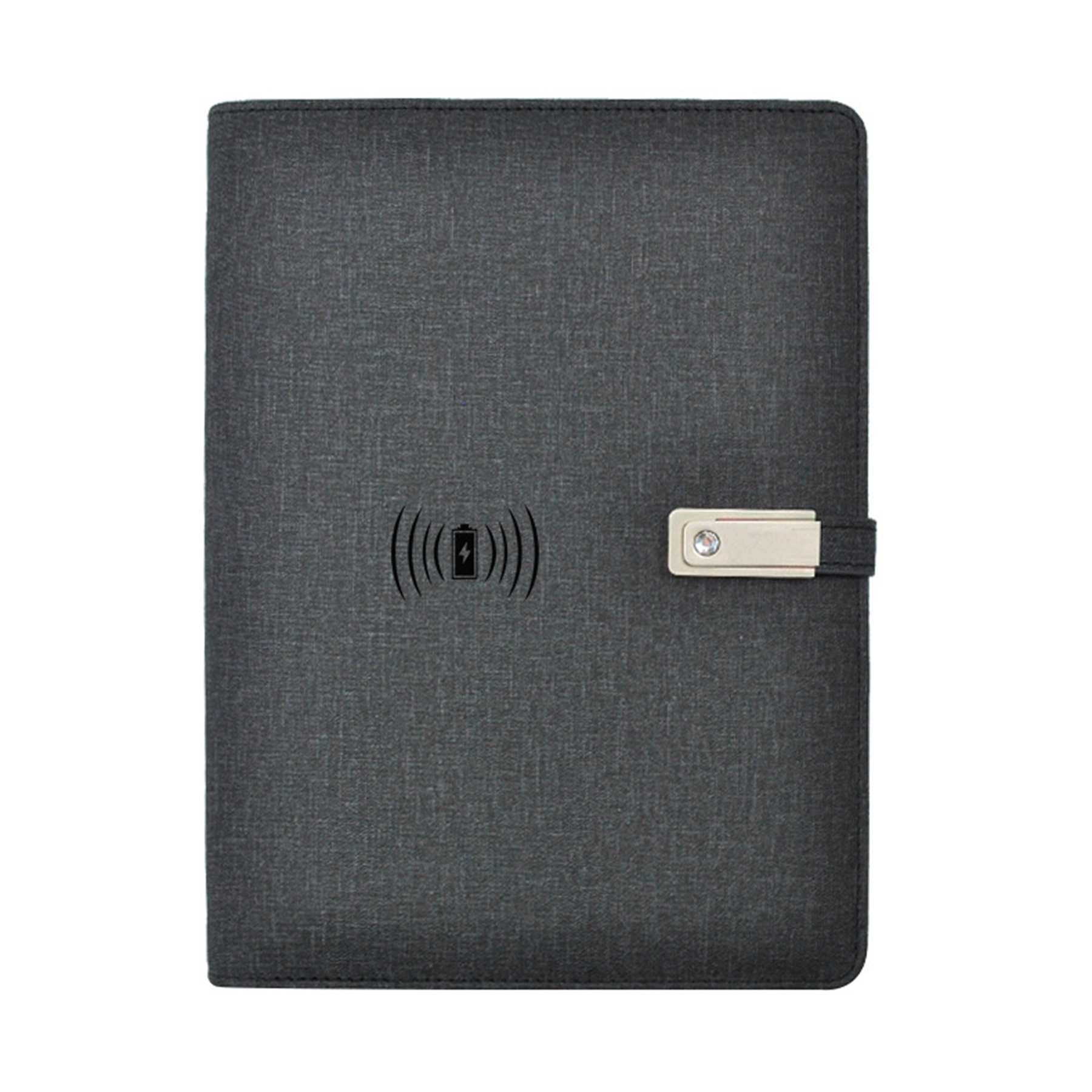 8000 mAh Power Bank A5 Notebook with Wireless Charger 1