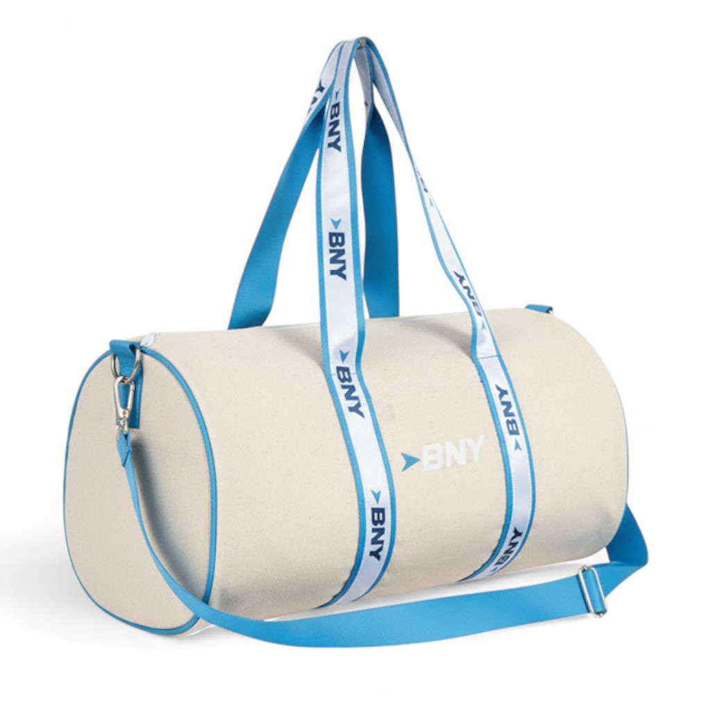 Natural Canvas Banker Bag 2