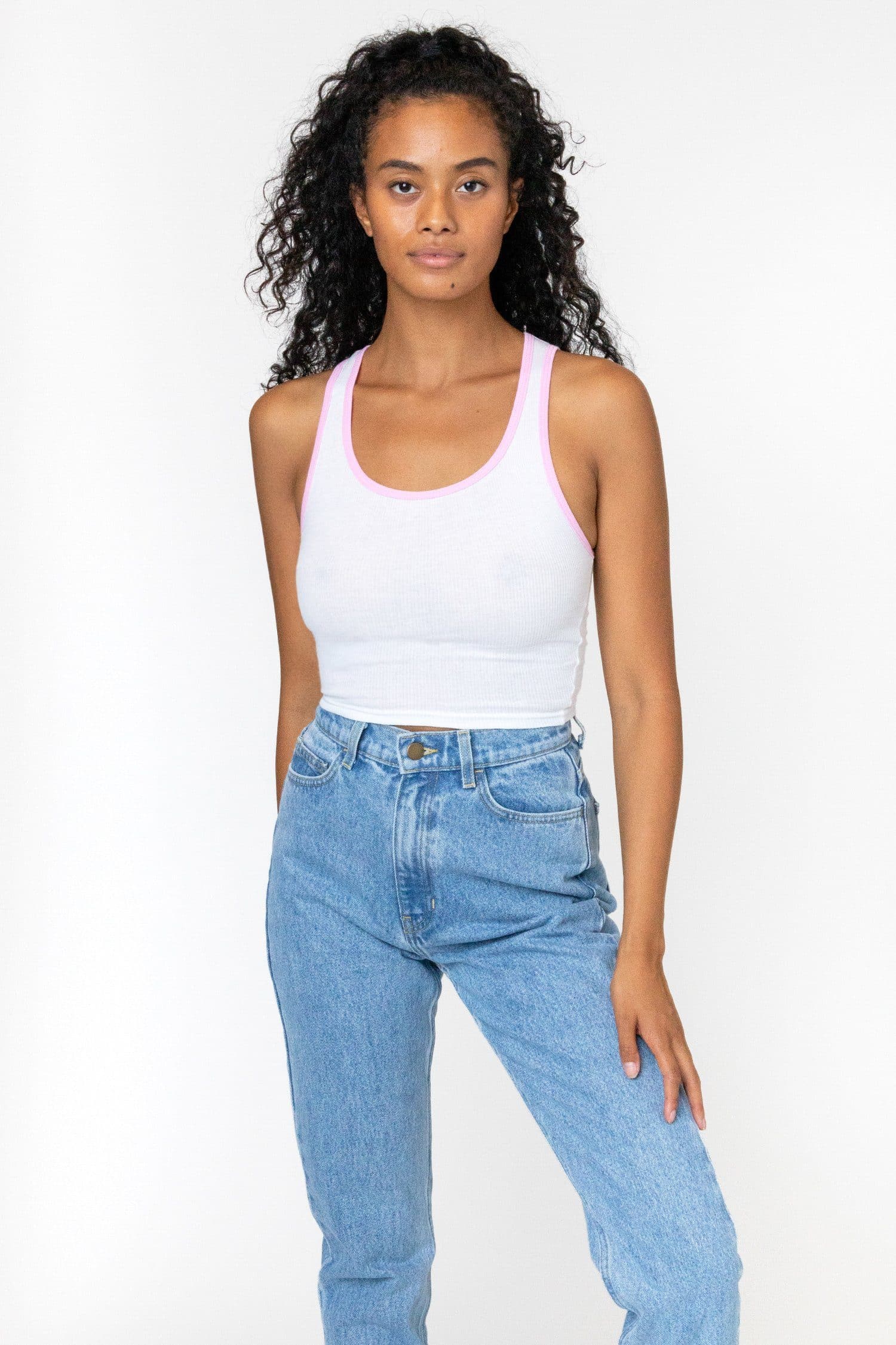 2X1 RIB CROP TANK 1