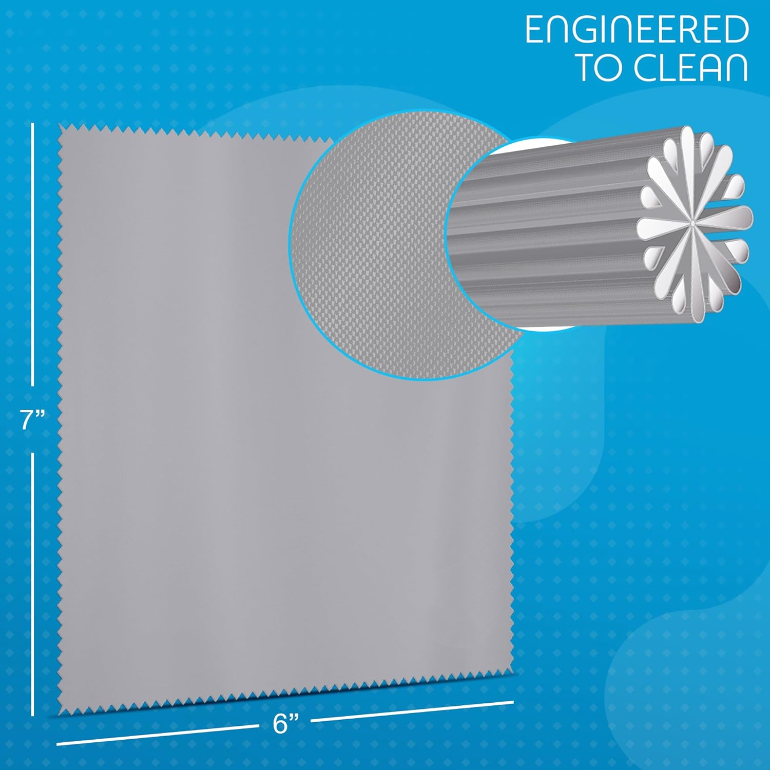 6 Pack Microfiber Cleaning Cloth 5