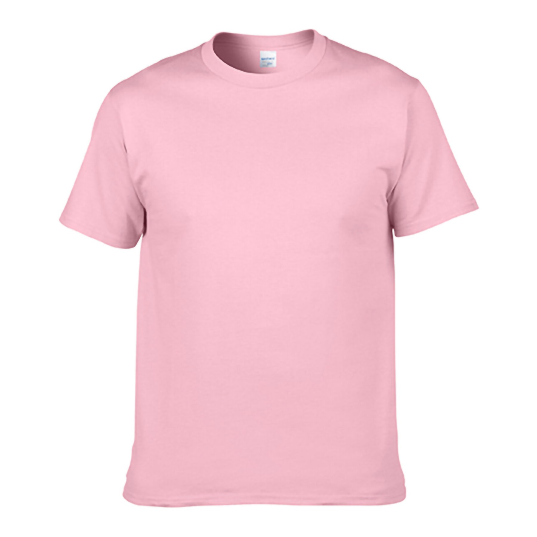 Men's Cotton Solid Color Crew Neck T-Shirt 6