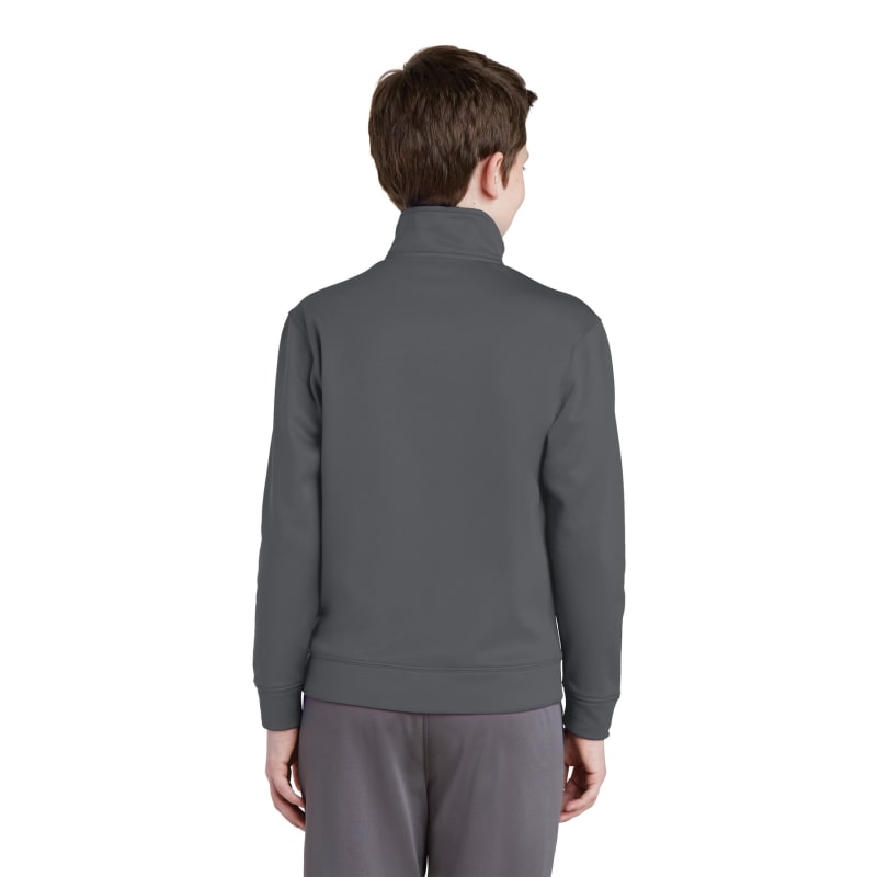 Sport-Tek Youth Sport-Wick Fleece Full-Zip Jacket. 5