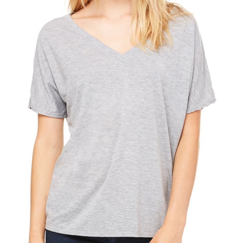 Bella Ladies Slouchy V-Neck T-Shirt 37