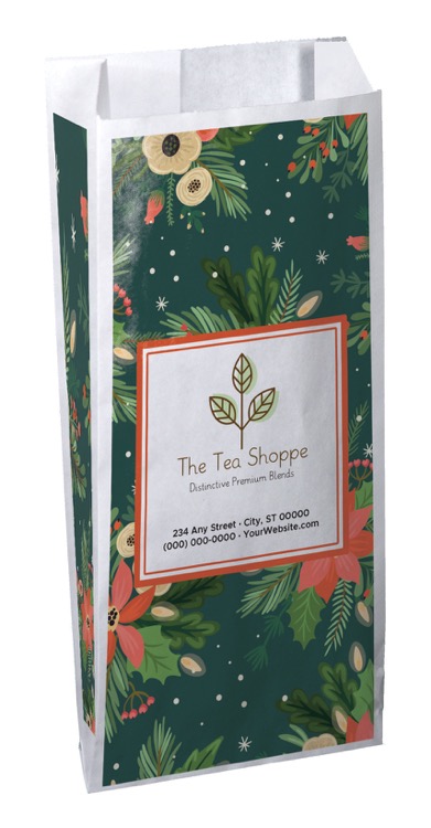 Christmas Scatter Design 3 Merchant Paper Bags (5" x 10" x 2")