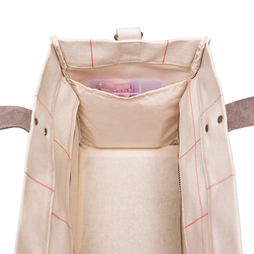 18 Oz. Heavyweight Brooklyn Tote Windowpane Plaid 8