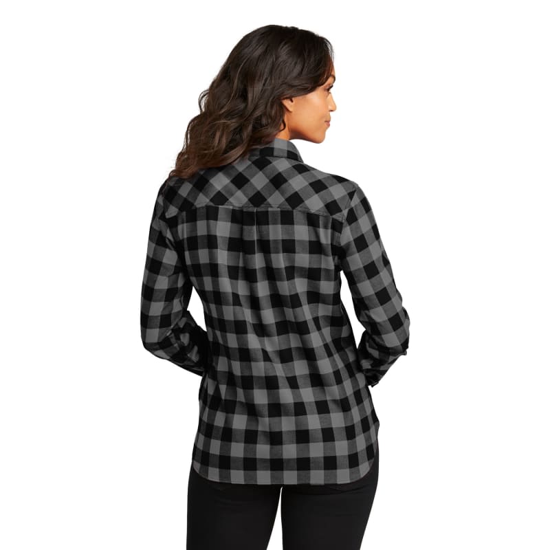 Port Authority Ladies Plaid Flannel Shirt 2