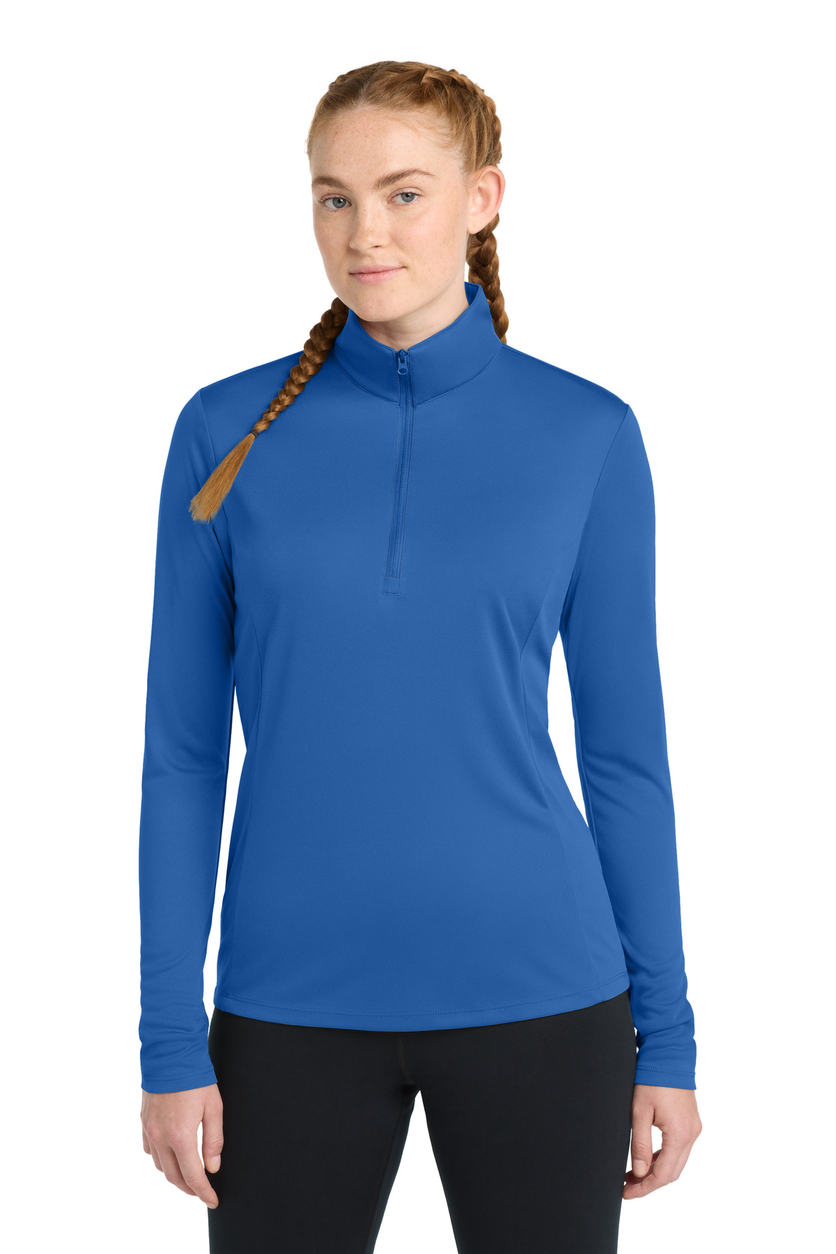 Sport-Tek Women's PosiCharge Competitor 1/4-Zip Pullover. LST357, custom hoodie or sweatshirt with logo imprint 9
