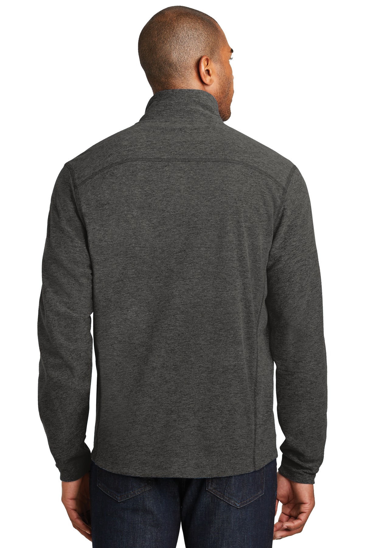 Heather Microfleece Full-Zip Jacket