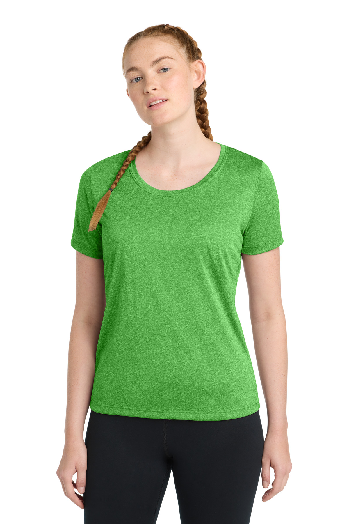 Sport-Tek Women's Heather Contender Scoop Neck Tee. LST360 79