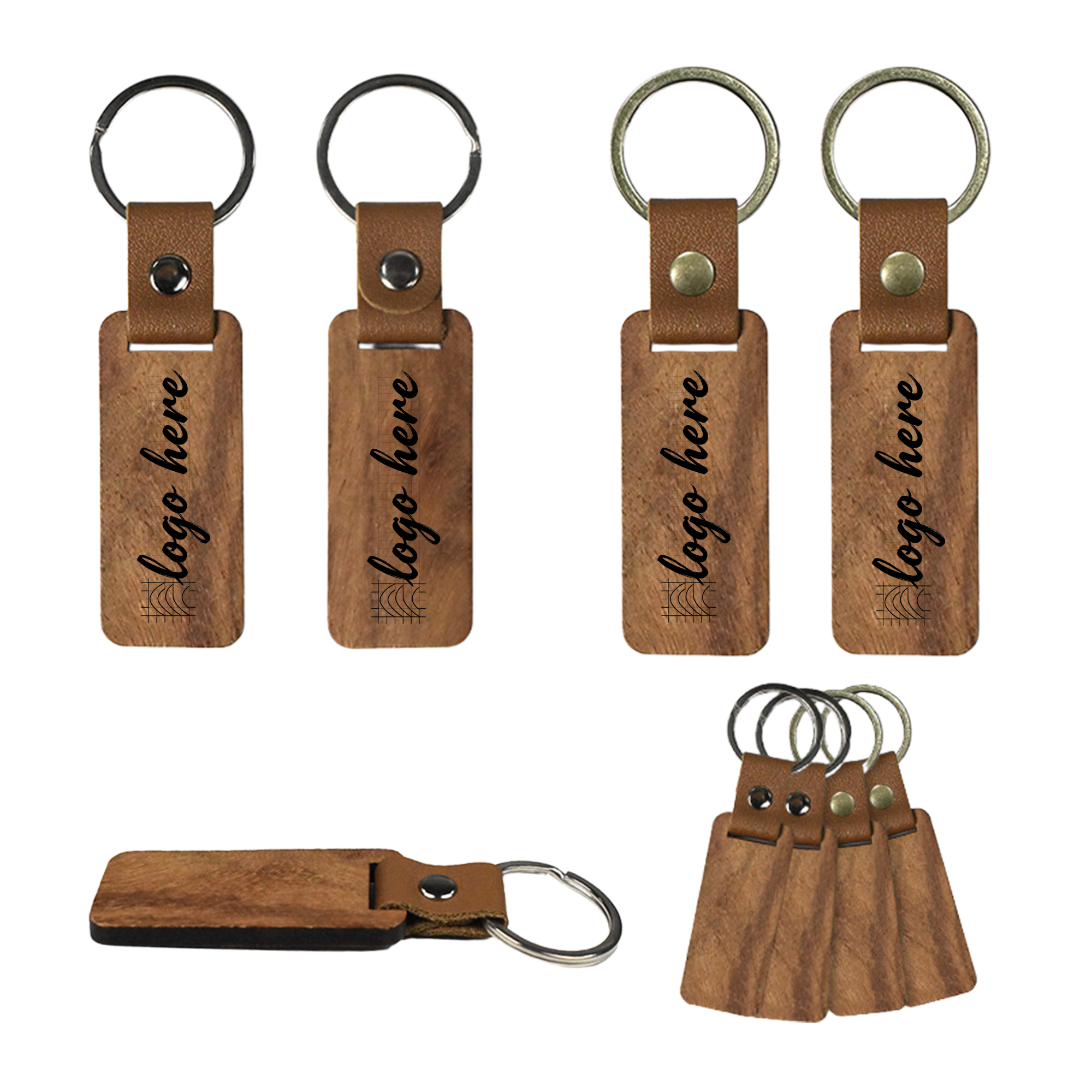 Fine Solid Wood Keychain 2