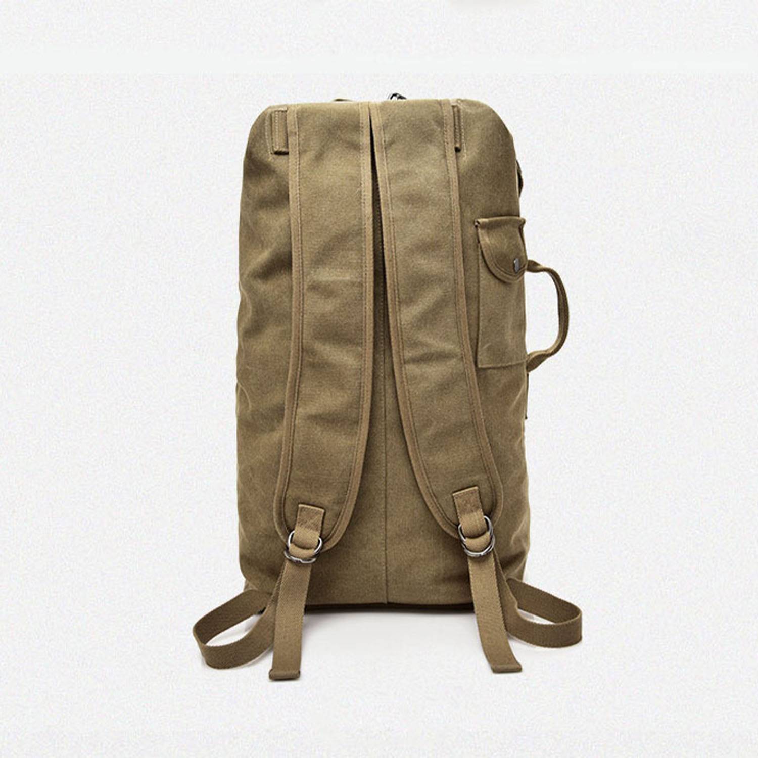 Large Capacity Travel Climbing Bag Strap Canvas Backpack 3