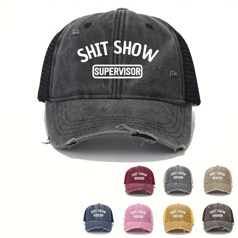 Washer Wrinkle Hat Baseball Vintage Cap 3