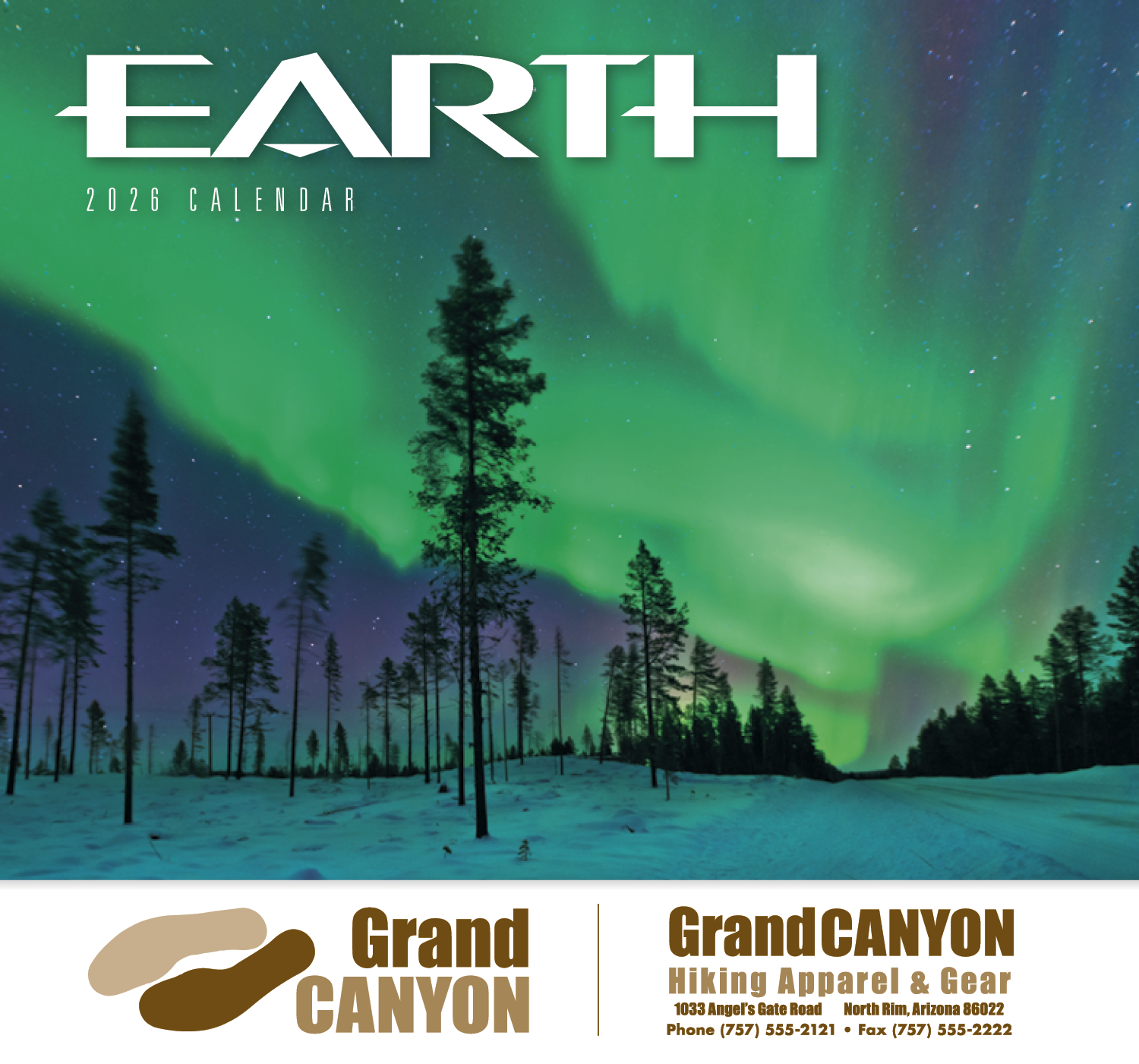 HotLine® Products Earth Appointment Calendar - Stapled 12