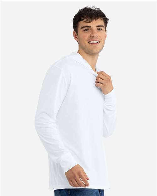 Unisex CVC Hoodie Long Sleeve T-Shirt - 6221 9