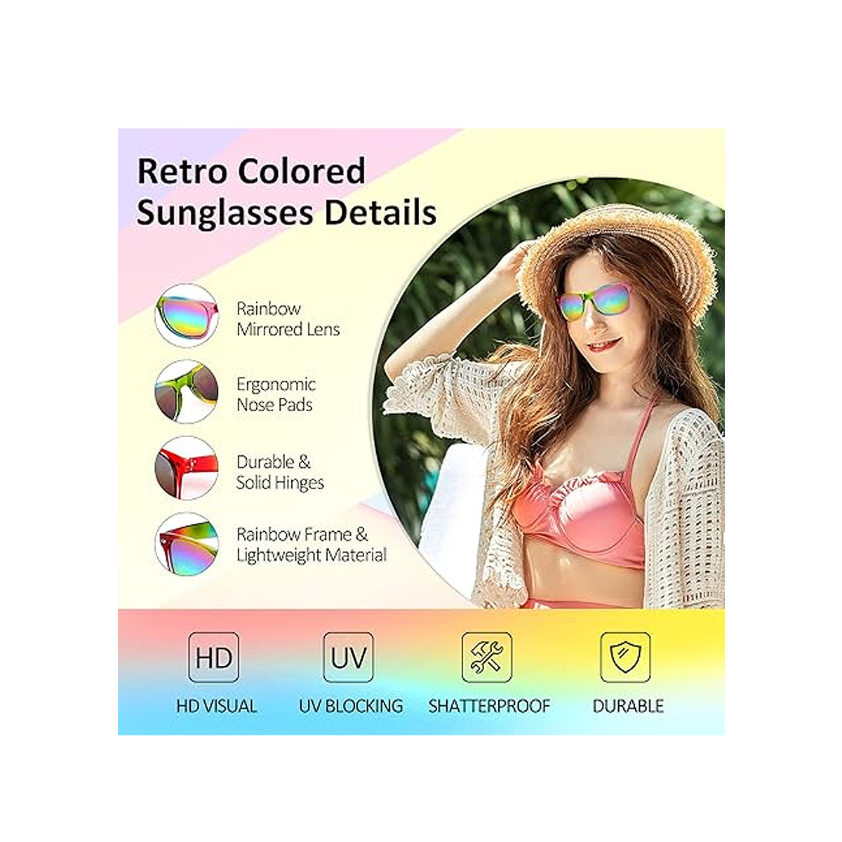 Retro Rainbow Sunglasses 5