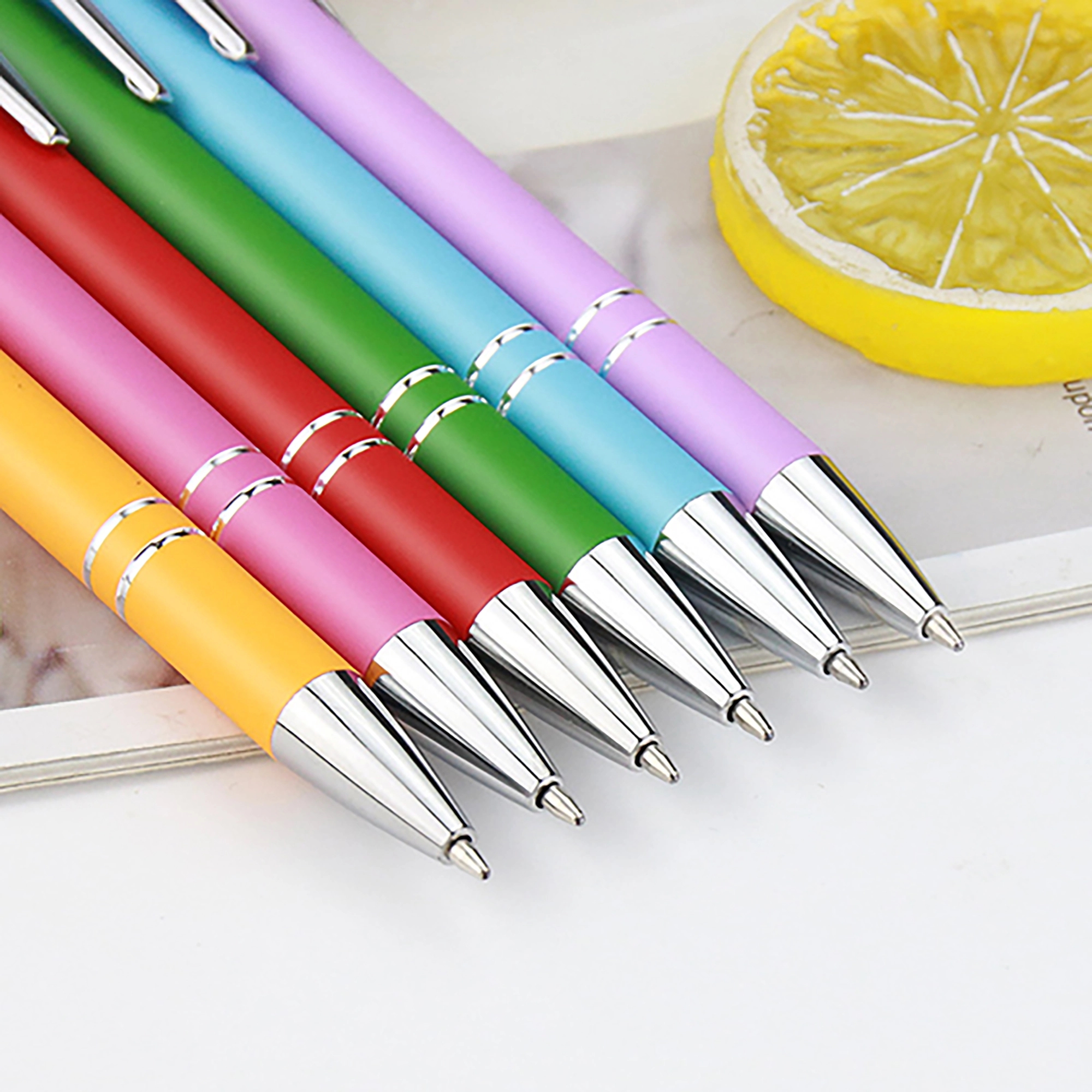 MOQ 100pcs Multi Color Metal Touch Screen Ballpoint Pen 2