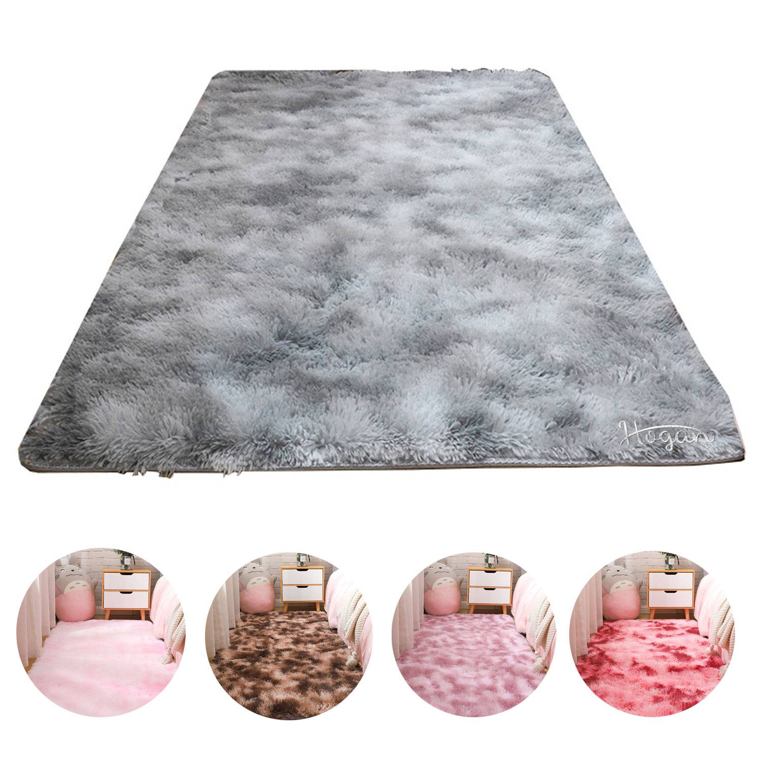 Warm Surface Soft Feel Tie-Dyed Rug 1