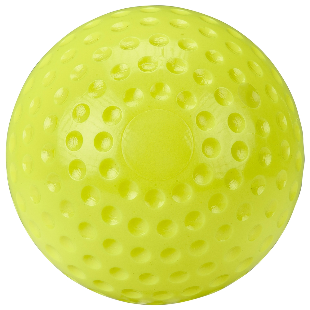 11" Dimple Molded Softball - Optic Yellow 2