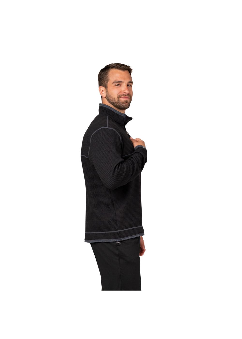Storm Creek Men's Maverick Waffle Knit Quarter Zip 12