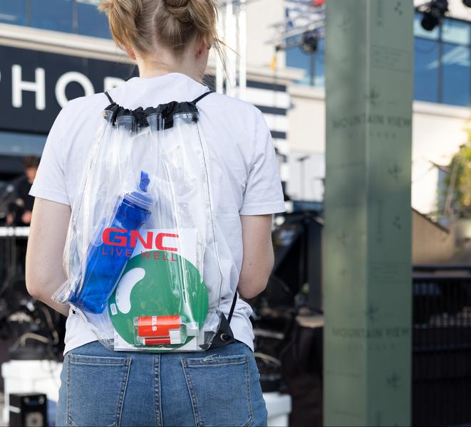 Phoenix Clear Drawstring Backpack 15