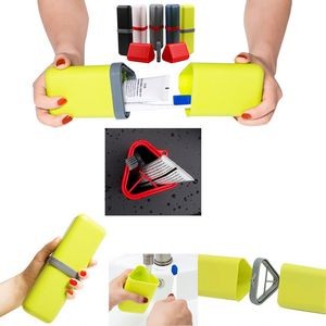 Travel Cup And Toothbrush Holder With Toothpaste Compartment 17