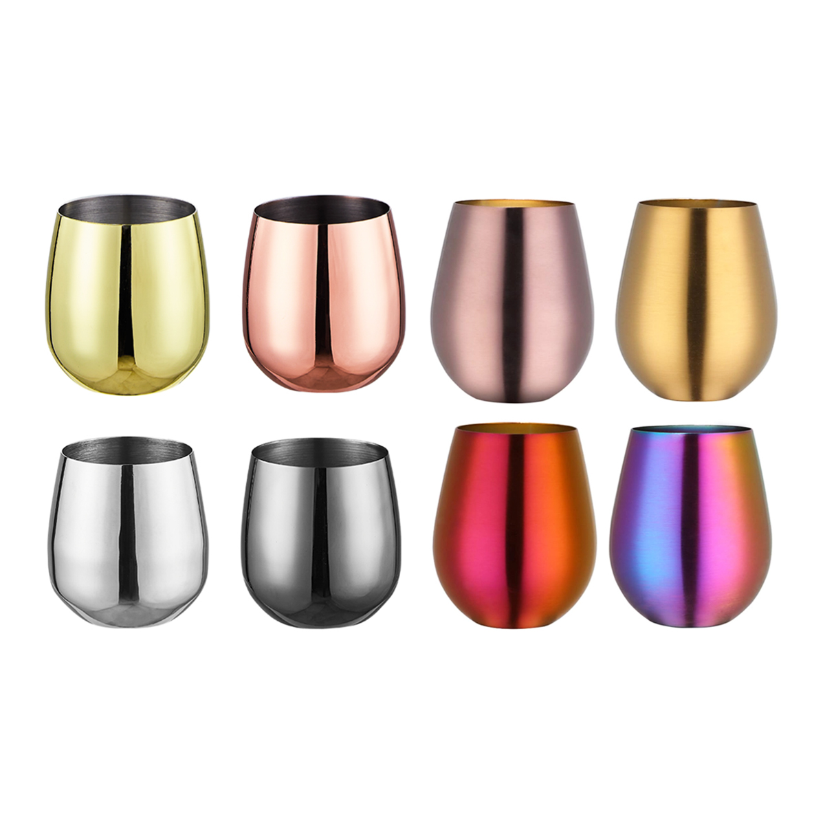 17Oz. Stainless Steel Stemless Wine & Beverage Tumbler 7