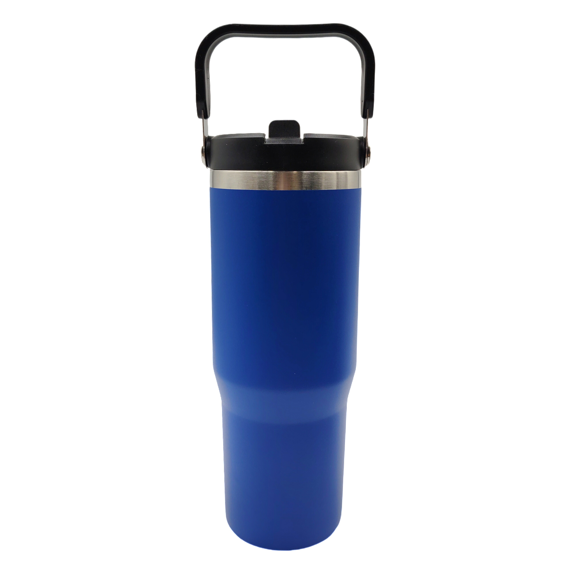30 oz Stainless Steel Insulated Mug with Handle and Built-In Straw 7