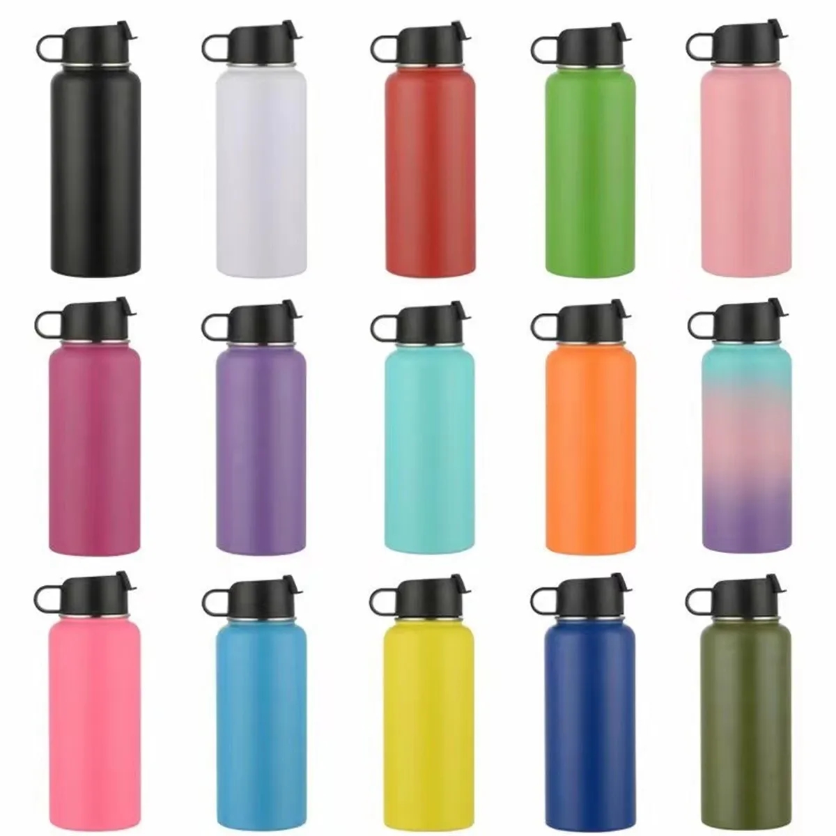 32 Oz Water Bottle Stainless Steel Insulated Tumbler Cup 4
