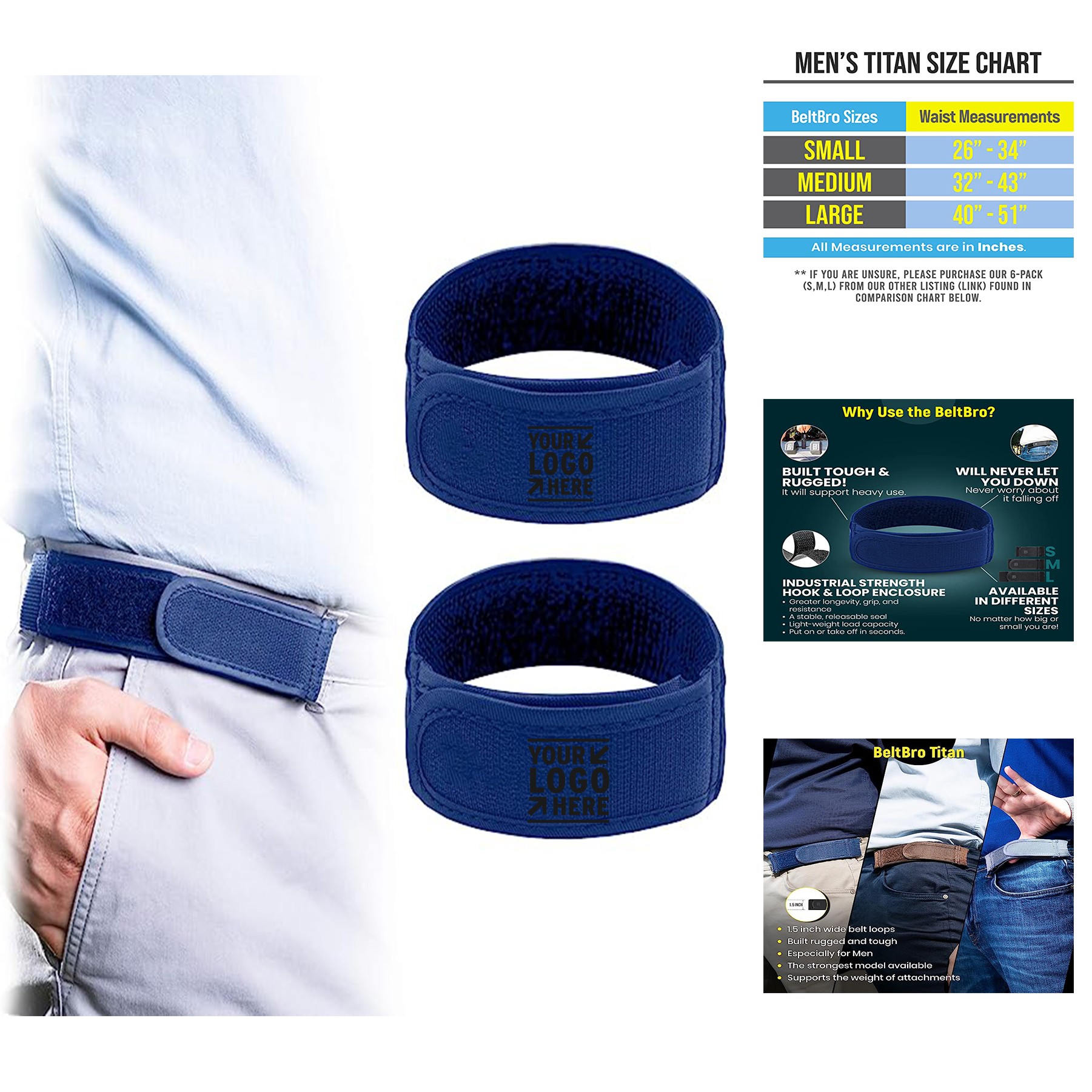 Titan No Buckle Elastic Belt For Men 1