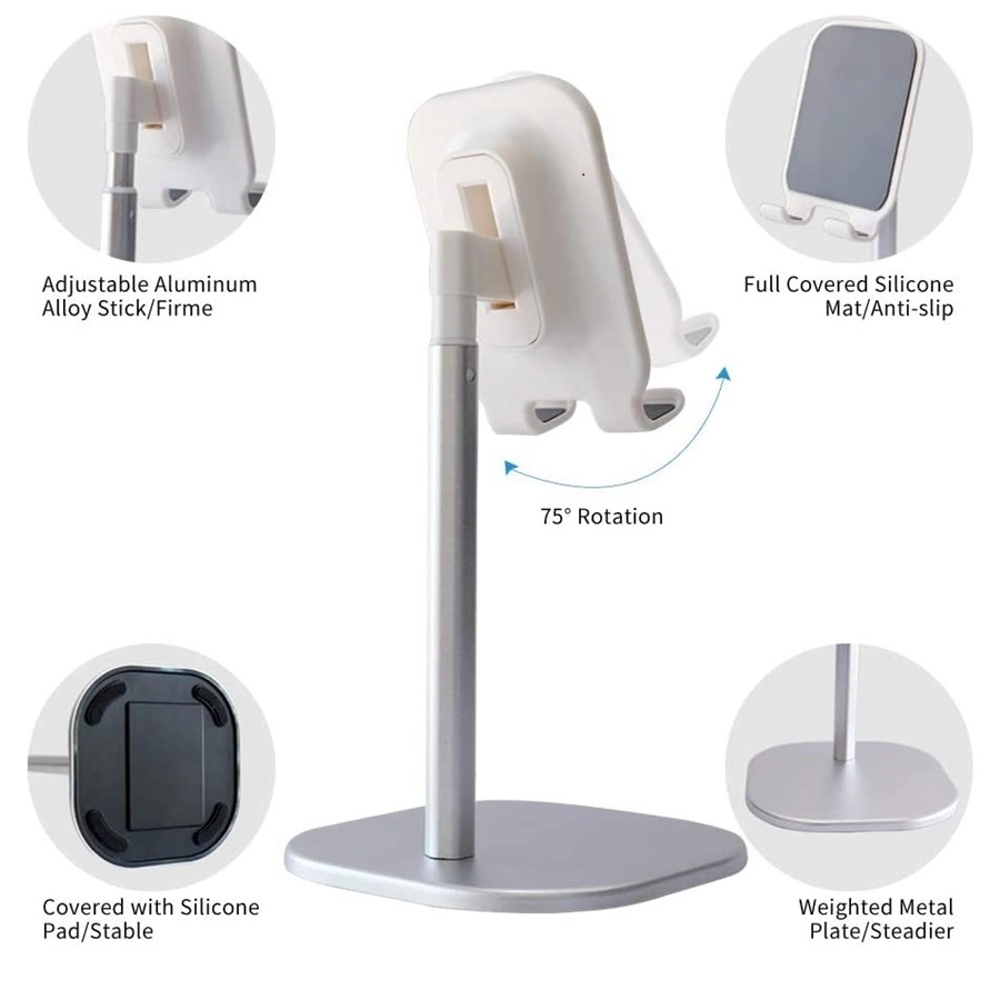 Adjustable Phone& Tablet Desktop Holder Stand 4