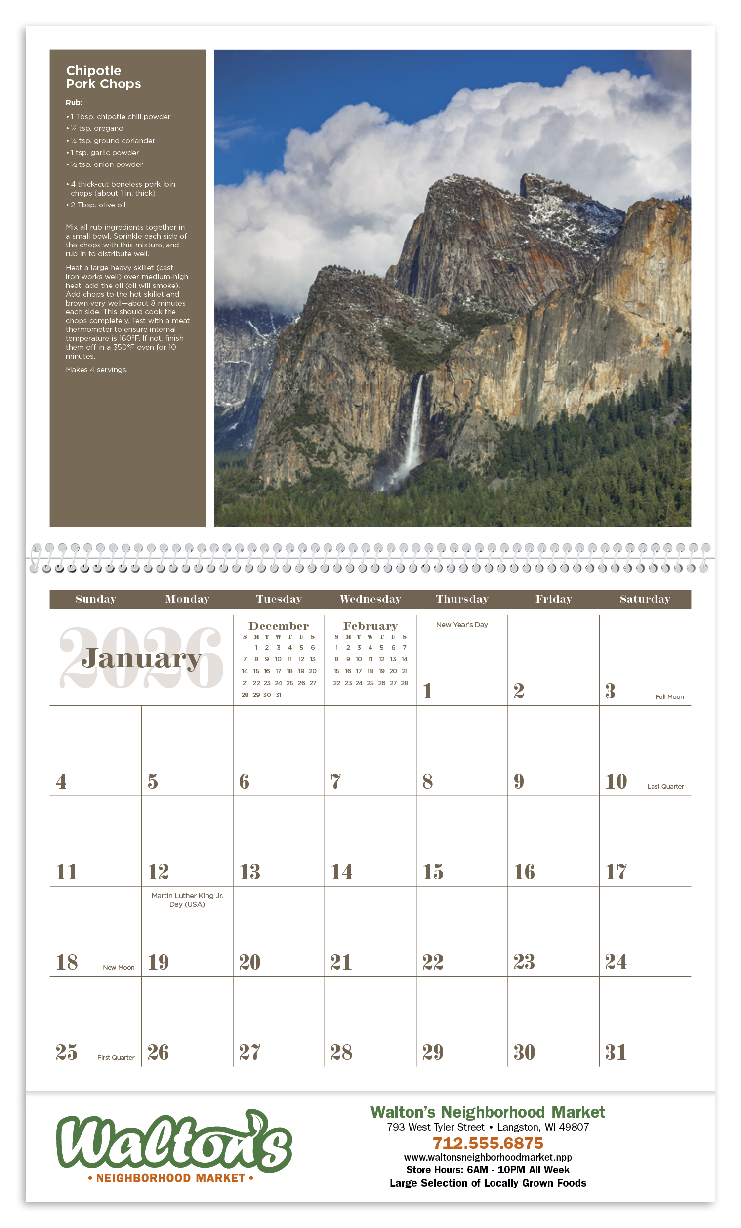 Triumph® Calendars America the Beautiful with Recipes Calendar 53