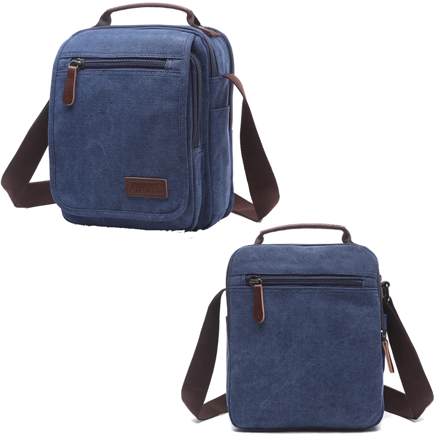 Classmate PC Messenger canvas Oil wax cross-body bag 2