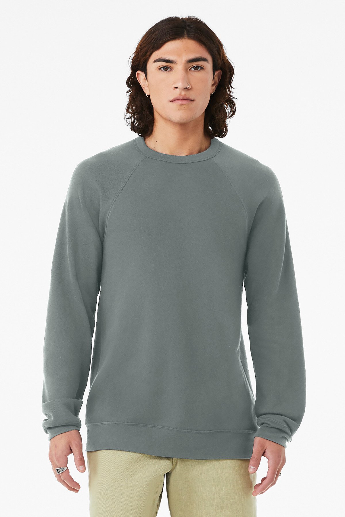 BELLA+CANVAS Unisex Sponge Fleece Raglan Sweatshirt. BC3901 76