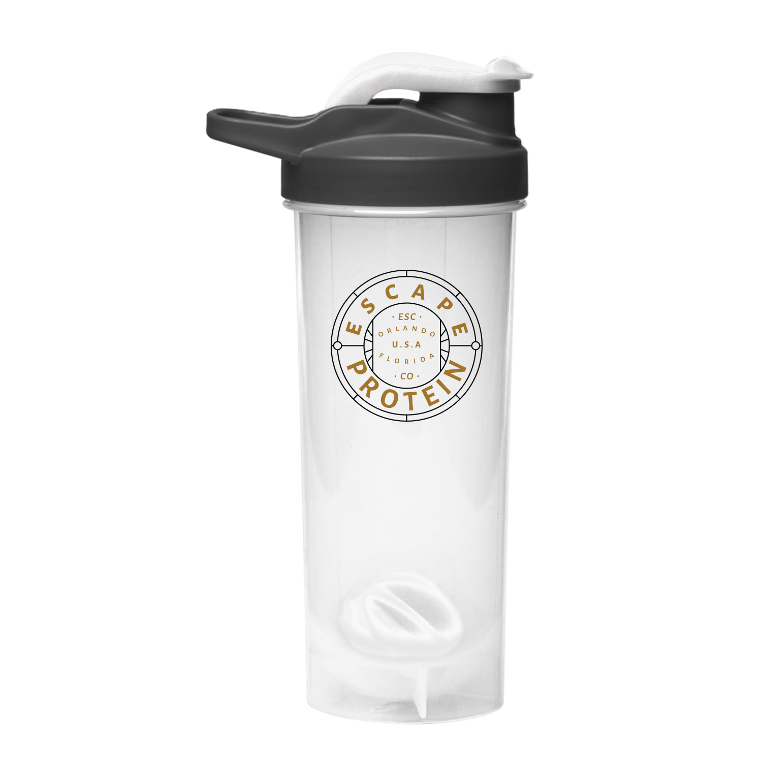 24 oz. Plastic Shaker (2 Color Imprint) 4