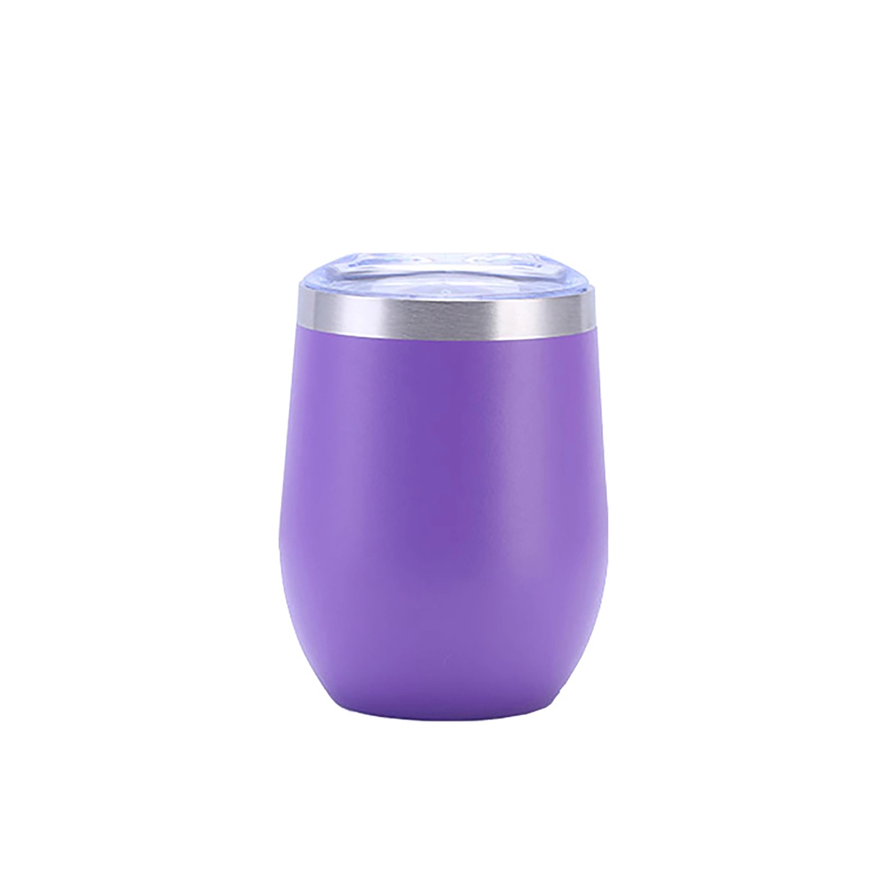 12 OZ Engraved Stainless Steel Wine Cup with Lid Can Cooler 7