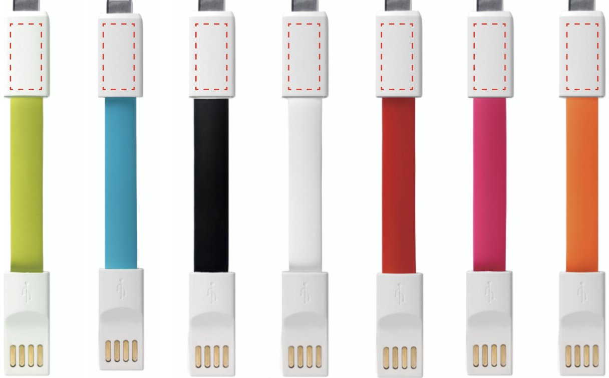 USB Magnet Charging Cable W/ Keychain 2 In 1 11